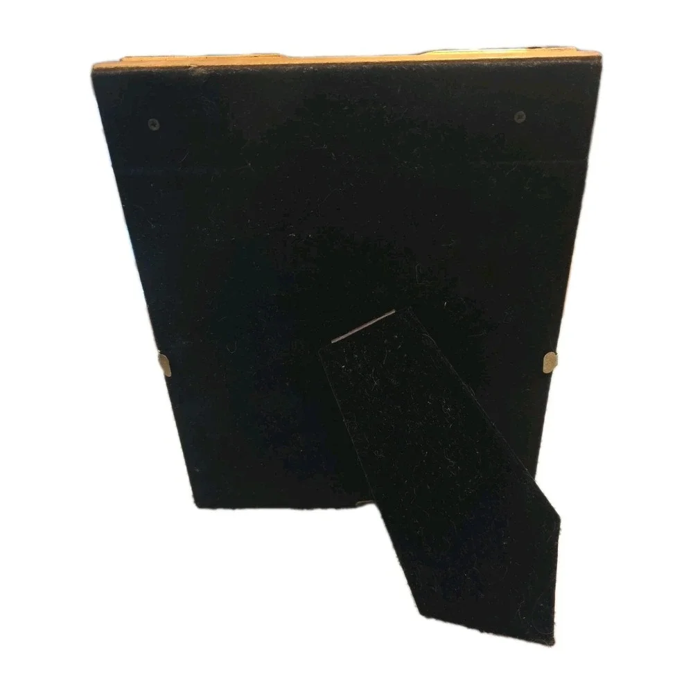Gold Tone Thick Victorian Style Picture Frame 5x7